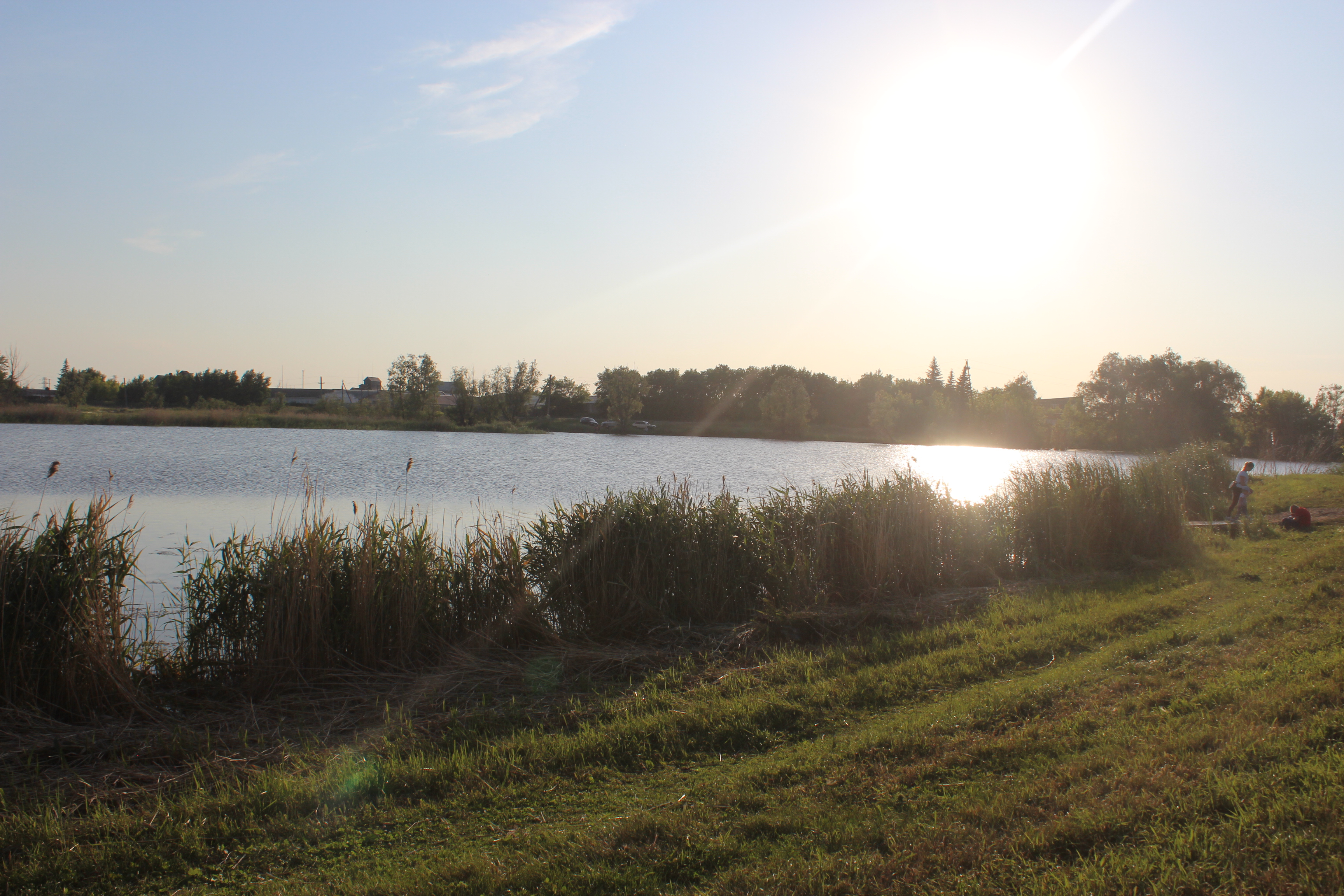 Берег реки село Дружино.